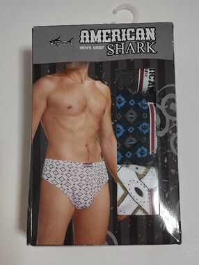 Retro Style Men’s Low Rise Cotton Briefs 3 Pack - Size 40-42